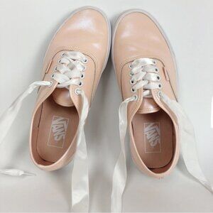 Vans Womens US Size 8 Pink Shoes Sneakers With Bowtie Laces